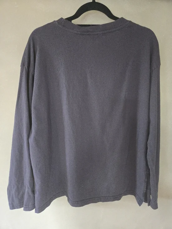 H&M | Oversized Nirvana Black Long Sleeve Angel Graphic Tee, Size S - Picture 3 of 9